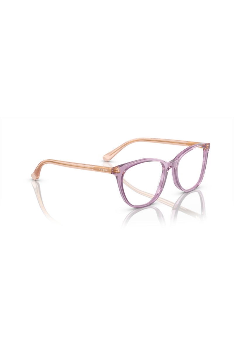 Vogue Women's Clear Purple Eyeglasses - 53mm Lens Size - Image 4